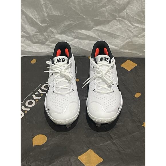New Men’s 10 Nike Alpha Huarache Elite 3 Low Baseball Cleats CV3552-104 White. main image 9